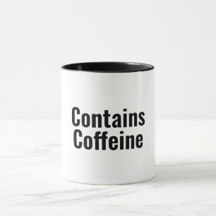 Funny coffee coffein spielen Worte Typografie Tasse