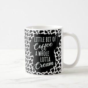 Funny Coffee Creme Cow Print Kaffeetasse