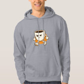 Funny Coffee Cup Character  Hoodie (Vorderseite)