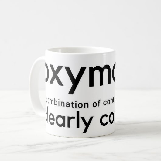 Funny Coffee Cup Tasse (Vorderseite Links)
