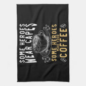 Funny Coffee Drinker Barista Humor Geschirrtuch (Vertikal)