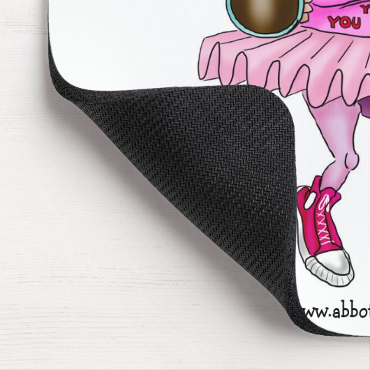 Funny Coffee Fairy Mouse Pad Mousepad (Ecke)