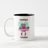 Funny Coffee Fairy Spaß Tasse (Links)