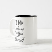 Funny Coffee First Kaffeetasse (Vorderseite Links)