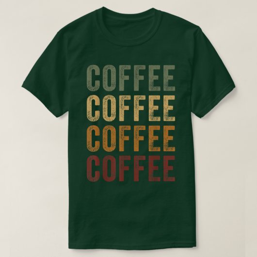 Funny Coffee Geschenke Coffee T-Shirt Retro Kaffee (Design vorne)