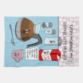 Funny Coffee Geschirrtuch (Horizontal)