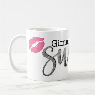 Funny Coffee Gimme etwas Zucker-Liebe Kaffeetasse