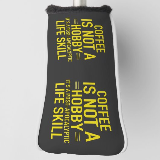 Funny Coffee Golf Headcover (Rotieren 90)