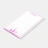 Funny Coffee Golf Wine Personalisiert Post-it Klebezettel (angewinkelt)