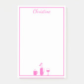 Funny Coffee Golf Wine Personalisiert Post-it Klebezettel (Vorderseite)