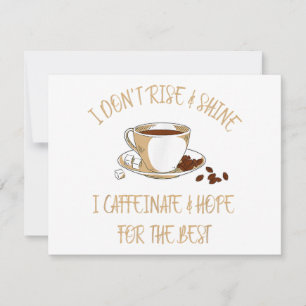 Funny Coffee - Ich bin nicht aufgewachsen und glau Einladung