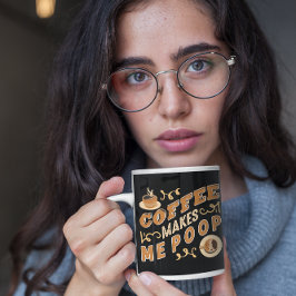 Funny Coffee Kacke mich Tasse