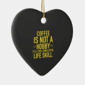 Funny Coffee Keramik Ornament (Rechts)