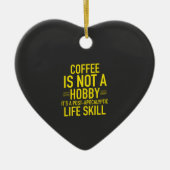 Funny Coffee Keramik Ornament (Vorne)