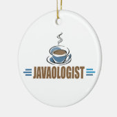 Funny Coffee Keramikornament (Links)