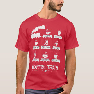 Funny Coffee Latppe Frappe Cappuccino Espresso Cof T-Shirt