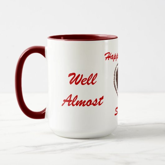 Funny coffee & Liebe Herzenslust Tasse (Links)