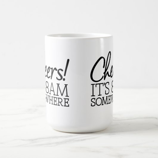 Funny Coffee Lover - Chef! Irgendwo um 8 Uhr morge Kaffeetasse (Mittel)