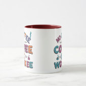 Funny Coffee Lover Combo Tasse (Zentrum)