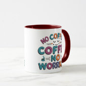 Funny Coffee Lover Combo Tasse (VorderseiteRechts)