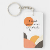 Funny Coffee Lover Keychain Schlüsselanhänger (Vorderseite)