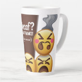 Funny Coffee Lover Latte Tasse (Rechte Ecke)