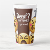 Funny Coffee Lover Latte Tasse (Vorderseite)