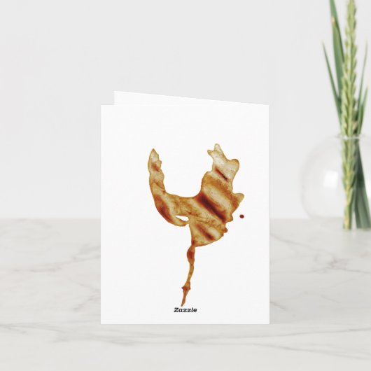 Funny Coffee Lover Latwill Karte (Rückseite)