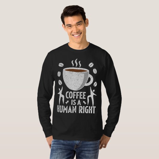 Funny Coffee Lovers Geschenke für Weihnachten am G T-Shirt (Vorne ganz)