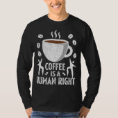 Funny Coffee Lovers Geschenke für Weihnachten am G T-Shirt (Vorderseite)