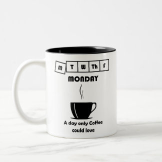 Funny Coffee Montag Meme Tasse
