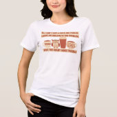 Funny Coffee Mug Collector Organization Problem Tri-Blend Shirt (Vorderseite)