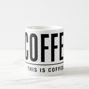Funny Coffee Mug This Is Coffee Sarcastic Kaffeetasse