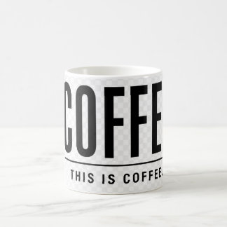Funny Coffee Mug | This Is Coffee | Sarcastic Kaffeetasse