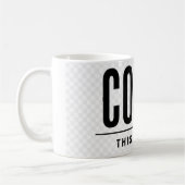 Funny Coffee Mug | This Is Coffee | Sarcastic Kaffeetasse (Links)
