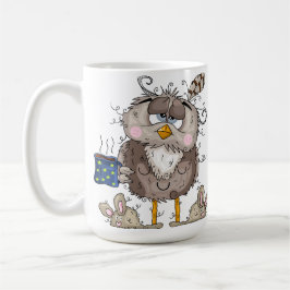 Funny Coffee Mugs - Schlampe Eule Weckte Tasse auf
