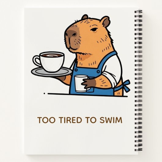 Funny Coffee Notes Book Notizblock (Rückseite)