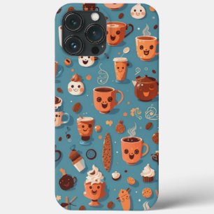 Funny Coffee Pattern Case-Mate iPhone Hülle