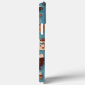 Funny Coffee Pattern Case-Mate iPhone Hülle (Rückseite / Rechts)