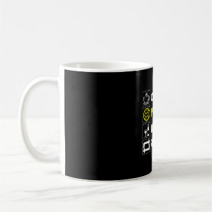 Funny Coffee Pickleball Wein Wiederholung Kaffeetasse