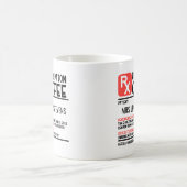 Funny Coffee Prescription Personalisiert Name Kaffeetasse (Mittel)