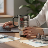 Funny Coffee Prescription Personalisiert Name Reisebecher