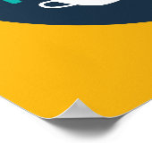 Funny Coffee Pufftypografie Art Retro Farbe Poster (Ecke)