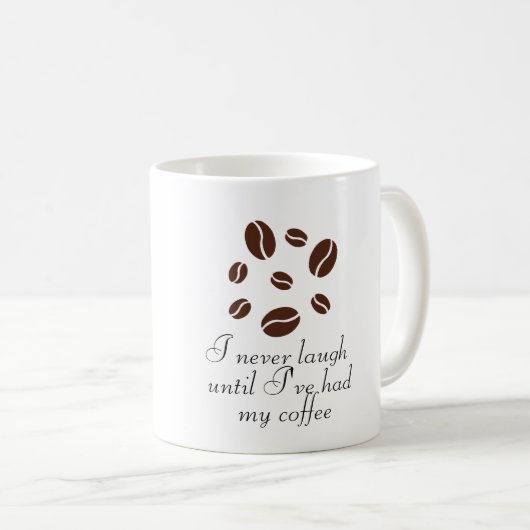 Funny Coffee Quotes  Kaffeetasse (VorderseiteRechts)