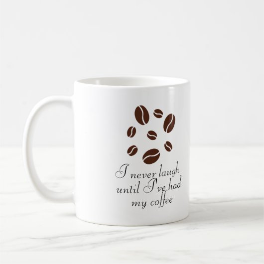 Funny Coffee Quotes Kaffeetasse (Links)