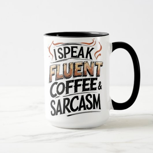 Funny Coffee & Sarcasm - Funny Coffee Tasse (Rechts)