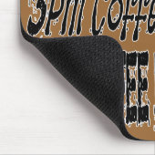 Funny Coffee Schedule Standard Mouse Pad Mousepad (Ecke)