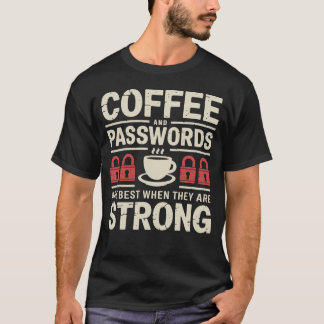 Funny Coffee & Security T-Shirt