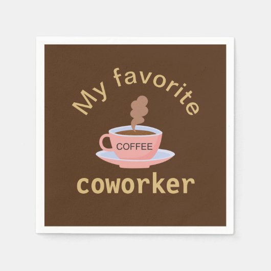 Funny Coffee Serviette (Vorderseite)