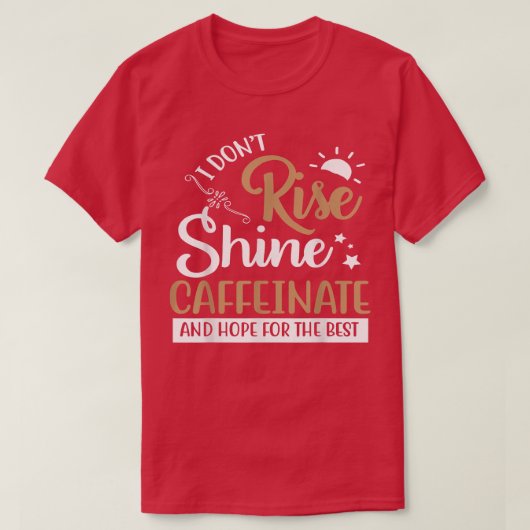 Funny Coffee Shirt (Design vorne)